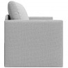 Sofa Bed 110cm Szary chmur tkanina