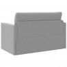 Sofa Bed 110cm Szary chmur tkanina