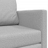 Sofa Bed 110cm Szary chmur tkanina