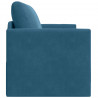 Sofa Bed 110cm Niebieski Aksamit