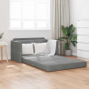 Sofa Bed 110cm Ciemnoszary Aksamit