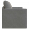 Sofa Bed 110cm Ciemnoszary Aksamit