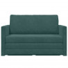 Sofa Bed 110cm Ciemna zieleń Aksamit