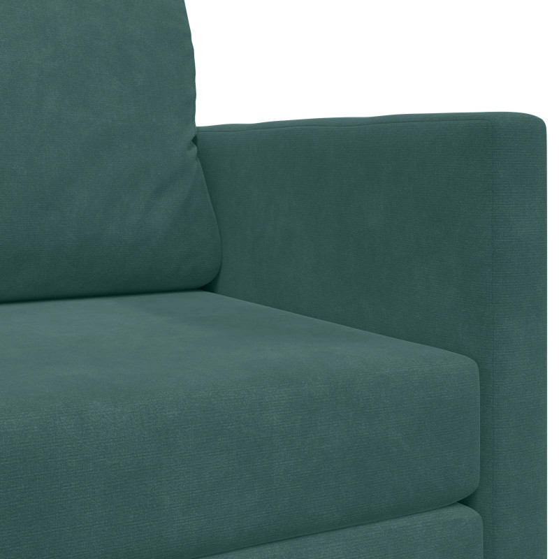 Sofa Bed 110cm Ciemna zieleń Aksamit