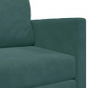 Sofa Bed 110cm Ciemna zieleń Aksamit