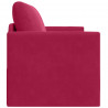Sofa Bed 110cm Czerwone wino Aksamit
