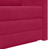Sofa Bed 110cm Czerwone wino Aksamit