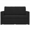 Sofa Bed 110cm Czarny Aksamit