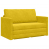 Sofa Bed 110cm Żółty słonecznik Aksamit