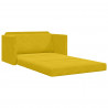 Sofa Bed 110cm Żółty słonecznik Aksamit