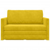 Sofa Bed 110cm Żółty słonecznik Aksamit