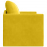 Sofa Bed 110cm Żółty słonecznik Aksamit