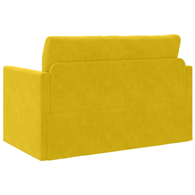 Sofa Bed 110cm Żółty słonecznik Aksamit