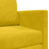 Sofa Bed 110cm Żółty słonecznik Aksamit