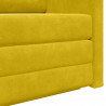 Sofa Bed 110cm Żółty słonecznik Aksamit