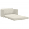 Sofa Bed 110cm Kremowy Aksamit