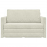 Sofa Bed 110cm Kremowy Aksamit