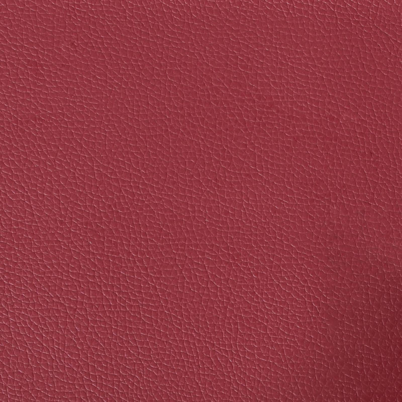 Sofa Bed 110cm Czerwone wino Sztuczna skóra