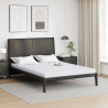 Materac Biały 140 x 190 cm Tkanina żakardowa