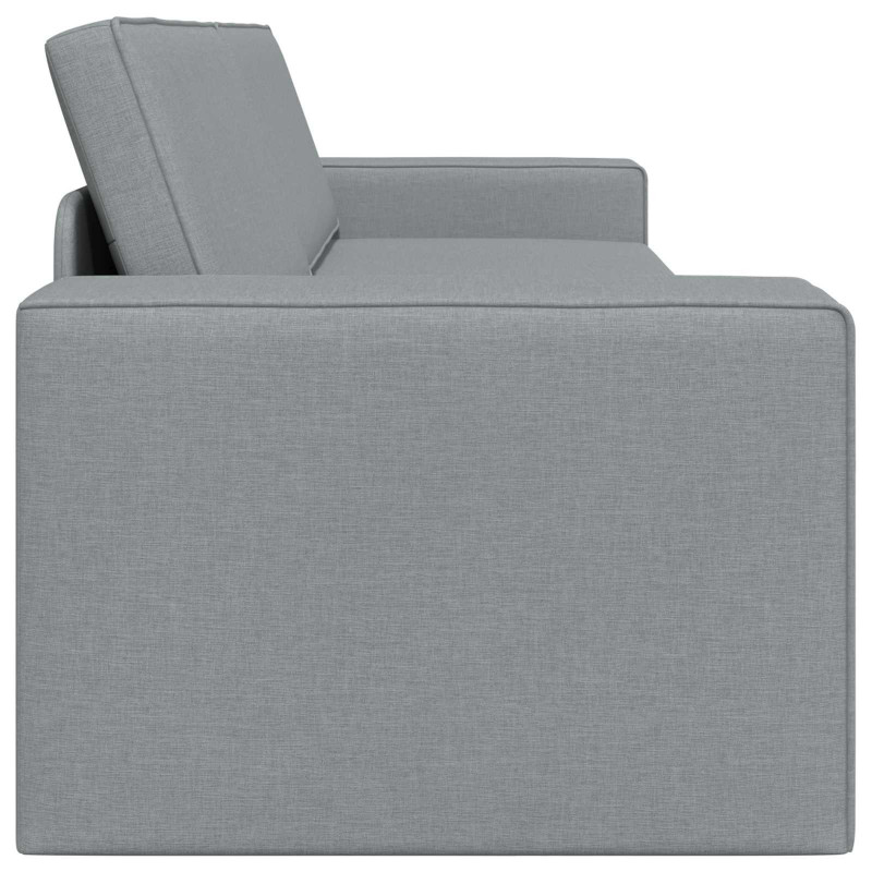 Sofa Bed 200cm Jasnoszary tkanina
