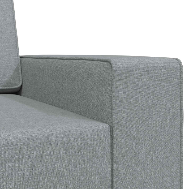 Sofa Bed 200cm Jasnoszary tkanina