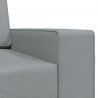 Sofa Bed 200cm Jasnoszary tkanina