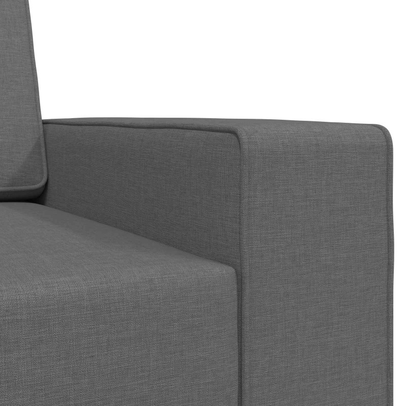 Sofa Bed 200cm Ciemnoszary tkanina