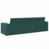 Sofa Bed 200cm Ciemna zieleń tkanina