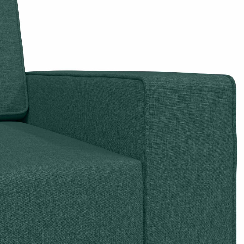 Sofa Bed 200cm Ciemna zieleń tkanina