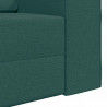 Sofa Bed 200cm Ciemna zieleń tkanina