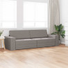 Sofa Bed 200cm Ciemnoszary tkanina