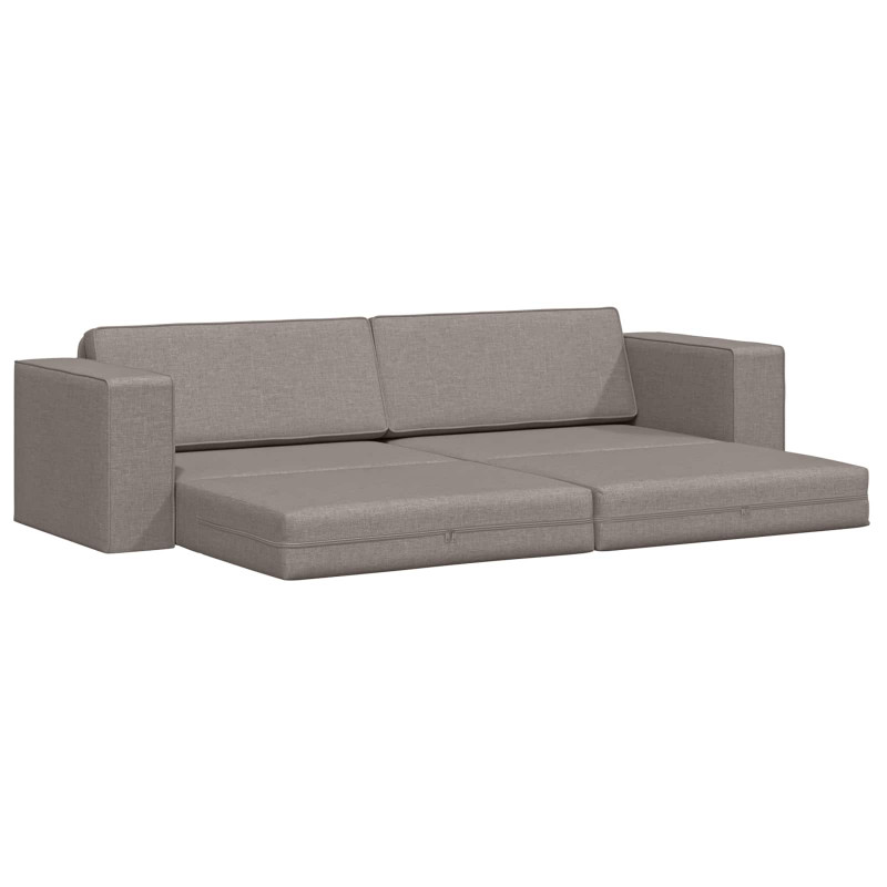 Sofa Bed 200cm Ciemnoszary tkanina