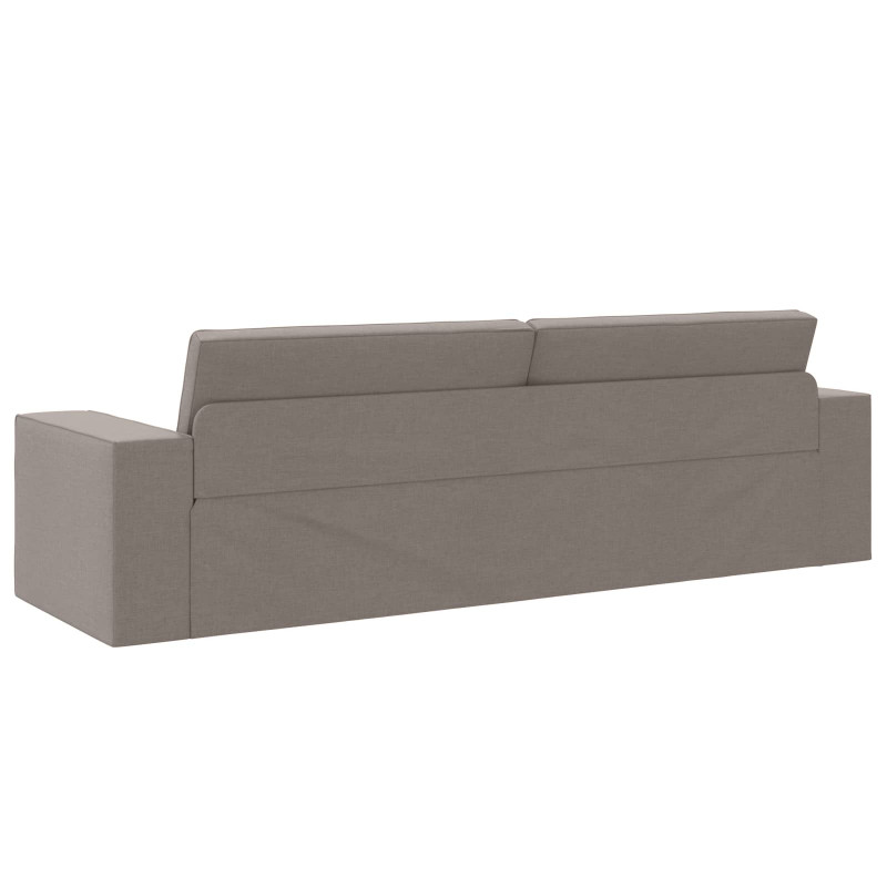 Sofa Bed 200cm Ciemnoszary tkanina