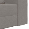 Sofa Bed 200cm Ciemnoszary tkanina