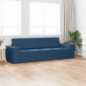 Sofa Bed 200cm Granatowy tkanina