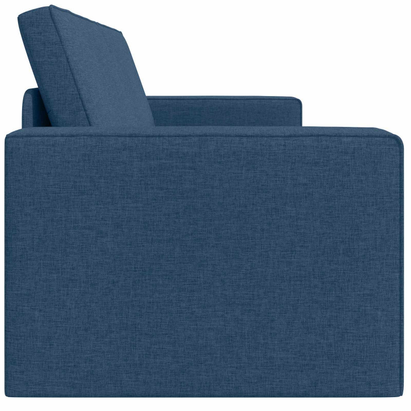Sofa Bed 200cm Granatowy tkanina