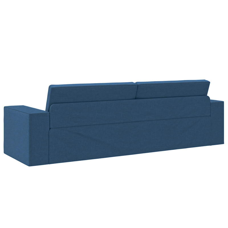 Sofa Bed 200cm Granatowy tkanina