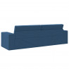 Sofa Bed 200cm Granatowy tkanina