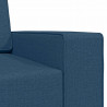 Sofa Bed 200cm Granatowy tkanina