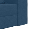 Sofa Bed 200cm Granatowy tkanina