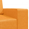 Sofa Bed 200cm Ciemny Żółty tkanina
