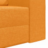 Sofa Bed 200cm Ciemny Żółty tkanina