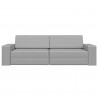 Sofa Bed 200cm Szary chmur tkanina