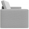 Sofa Bed 200cm Szary chmur tkanina