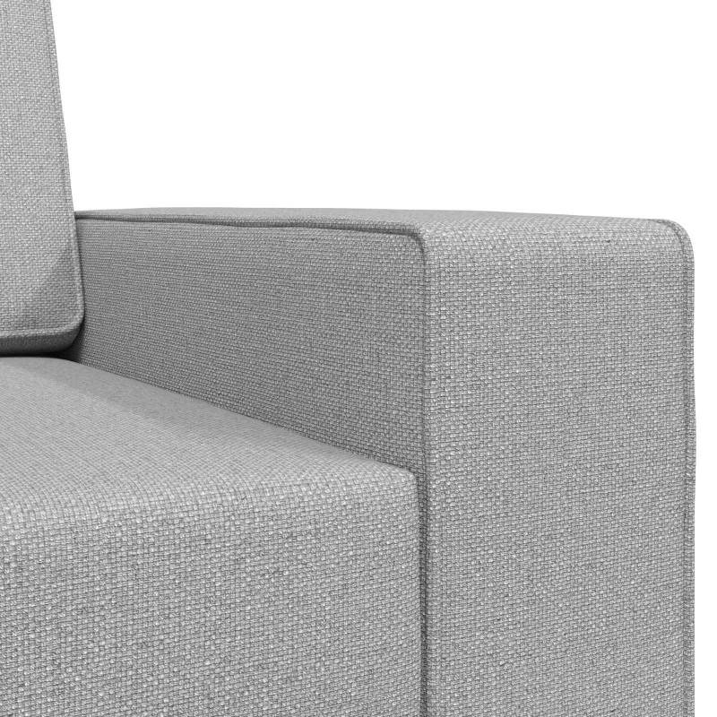 Sofa Bed 200cm Szary chmur tkanina