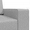 Sofa Bed 200cm Szary chmur tkanina