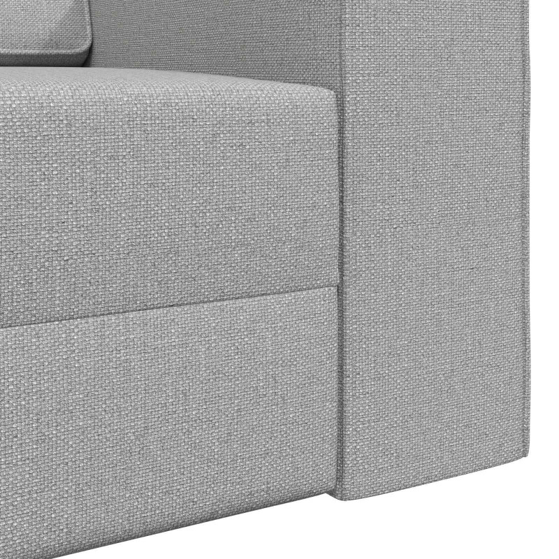 Sofa Bed 200cm Szary chmur tkanina
