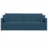 Sofa podłogowa z funkcją spania 200cm Niebieski Aksamit