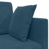 Sofa podłogowa z funkcją spania 200cm Niebieski Aksamit