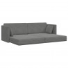 Sofa podłogowa z funkcją spania 200cm Ciemnoszary Aksamit